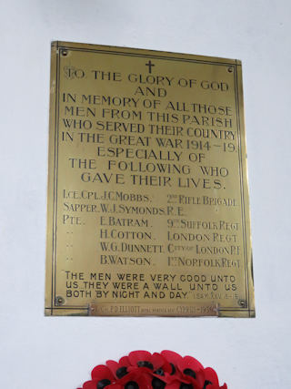 photo of St Nicholas War Memorial